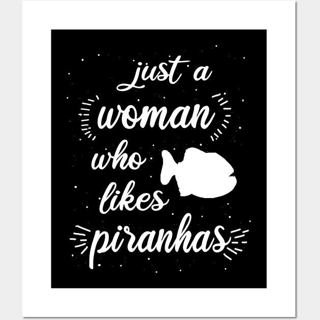 My spirit animal piranha fish design pacific Wall Art by FindYourFavouriteDesign